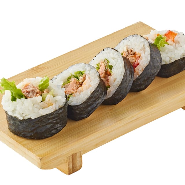 Baked Salmon Maki (5pcs).