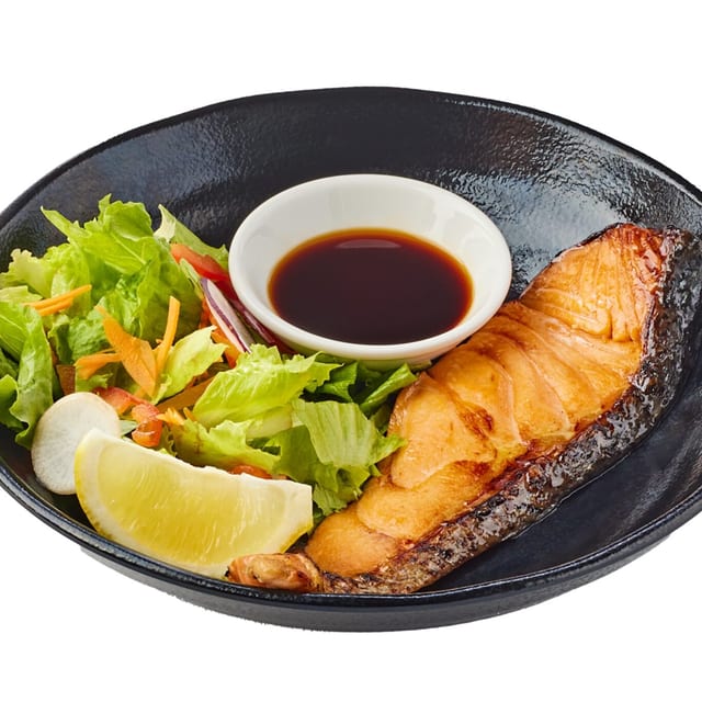 Grilled Teriyaki Salmon (Appetizer).