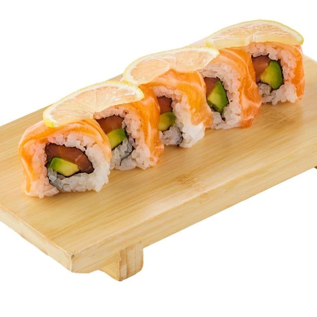 Lemon Otoro Salmon Roll (5pcs).