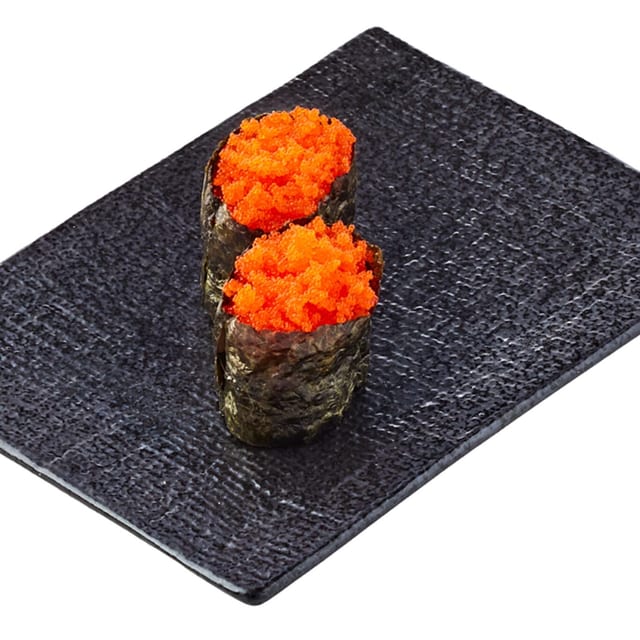 Masago [Small smelt egg] Nigiri (2pcs).
